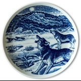 1989 Elg porslin plate Wilderness Series, Wolf