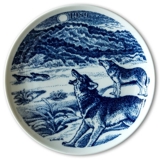 1989 Elg porslin plate Wilderness Series, Wolf