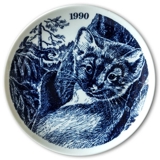 1990 Elg porslin plate Wilderness Series, Beech Marten