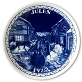 1975 Elgporslin Christmas plate, Västerbotten