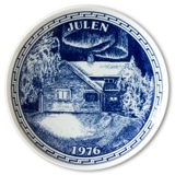 1976 Elgporslin Christmas plate, Jämtland