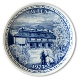 1977 Elgporslin Christmas plate, Värmland