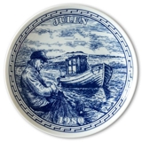 1980 Elgporslin Christmas plate, Blekinge