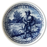 1981 Elgporslin Christmas plate, West Gotland