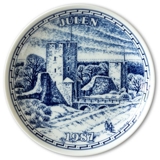 1987 Elgporslin Christmas plate Gotland