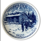 1988 Elgporslin Christmas plate, Smaaland