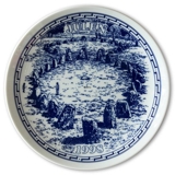 1998 Elgporslin Christmas plate Västmanland, Stone ship