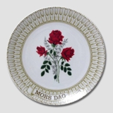 1973 Mother's Day plate, Egemose, rose