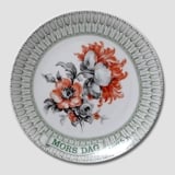 1975 Mother's Day plate, Egemose, chrysanthemum