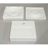 Plate box, white for Christmas plates with a diameter between 15-18 cm