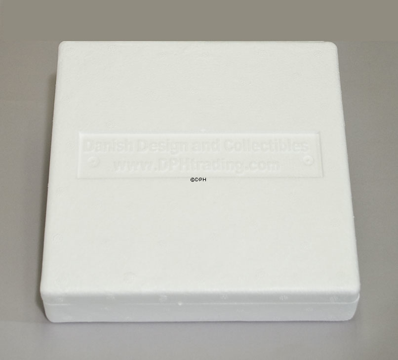 Platte Emballage, Hvid, til platter med en diameter på mellem 15-18 cm