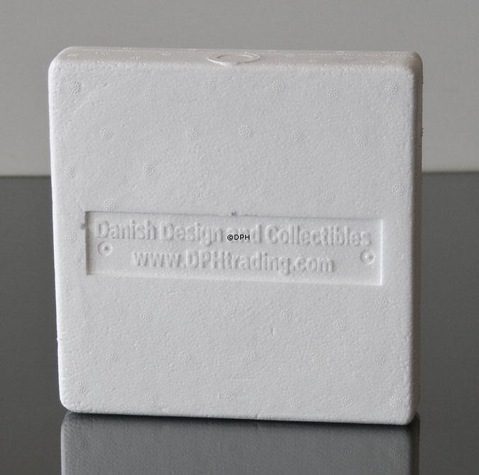 Platte Emballage, Hvid, til platter med en diameter på mellem 15-18 cm