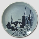 1986 Christmas plate Familie Journalen, Scan Lekven Design