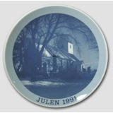 1991 Christmas plate Familie Journalen, Scan Lekven Design