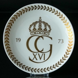 Gustavsberg Krönung von Carl XVI Gustav 1973