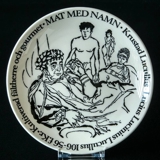 Gustavsberg plate Food with Name Lucullus