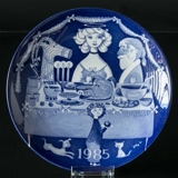 1985 Gustavsberg Christmas plate, Stig Lindberg