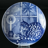 1986 Gustavsberg Christmas plate, Paul Hoff