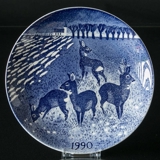 1990 Gustavsberg Christmas plate, Paul Hoff