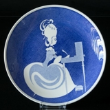 Gustavsberg Annual Plate with Silhuet by Einar Nerman 1977