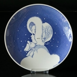 Gustavsberg Annual Plate with Silhuet by Einar Nerman 1978