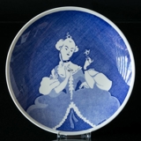 Gustavsberg Annual Plate with Silhuet by Einar Nerman 1986