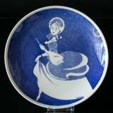 Gustavsberg Annual Plate with Silhuet by Einar Nerman 1989