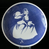 Gustavsberg Annual Plate with Silhuet by Einar Nerman 1993