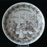 Gustavsberg Gratulations plate 1972, Design: Per Beckman