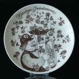 Gustavsberg Gratulations plate 1975, Design: Per Beckman