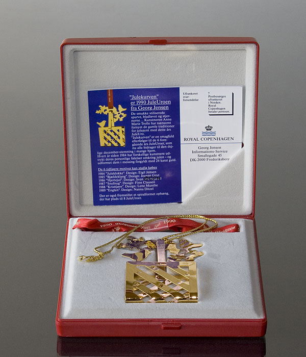 Julekurv - Georg Jensen juleuro 1990