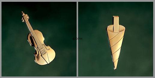 Violin og Kræmmerhus - Georg Jensen Lysholder sæt 1995