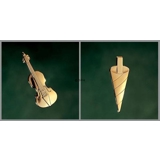 Violin og Kræmmerhus - Georg Jensen Lysholder sæt 1995