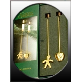Garnnisse og Æble - Georg Jensen Lysholder sæt 2001