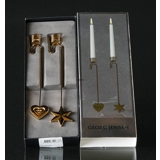 Hjerte og Sjterne - Georg Jensen Lysholder sæt 2010