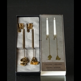Angel and Virgin Mary with Jesus - Georg Jensen candleholder set 2012