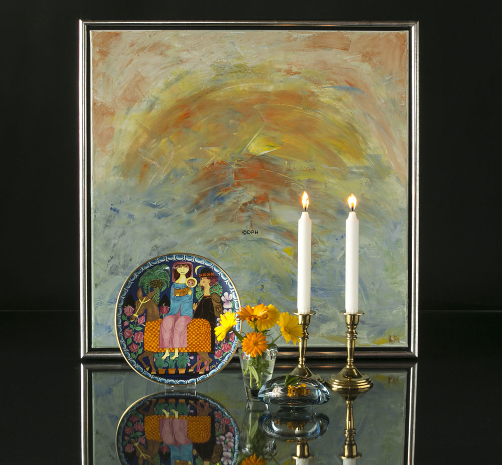 1981 Gustavsberg kunstjuleplatte, Flugten til Ægypten