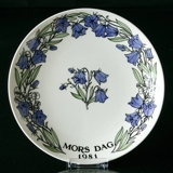 1981 Gustavsberg Mother´s Day plate