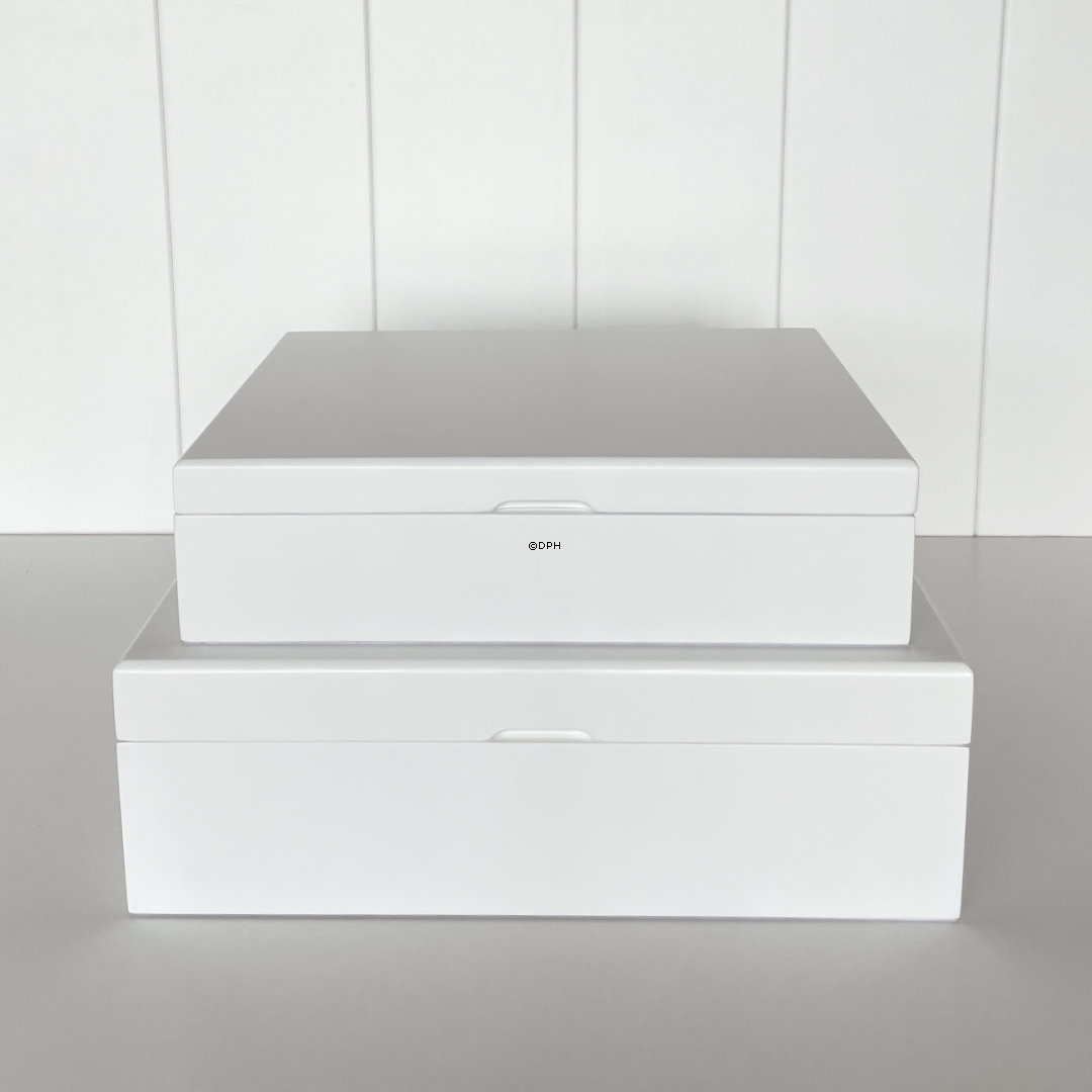 Hvid Opbevaringsæske med 12 rum 31x23x10cm