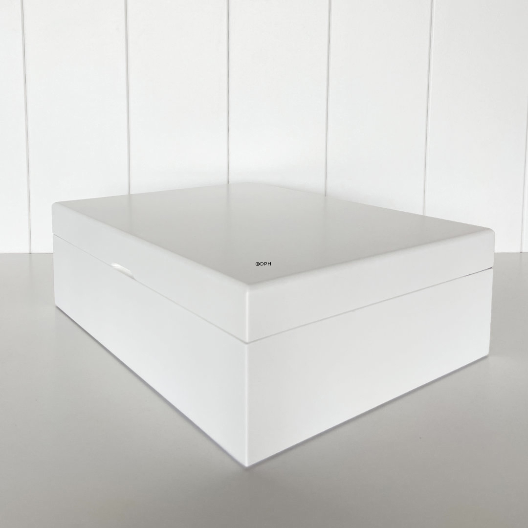 Hvid Opbevaringsæske med 12 rum 31x23x10cm