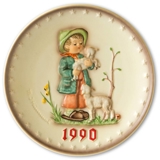 Hummel Annual plate 1990 The little shepherd