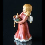 Goebel Hummel jährliche Engel Figur 2005 Engel mit Kerzenschmuck