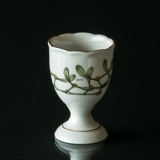 Hackefors Egg Cup, white with mistletoe