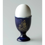 Hackefors Egg Cup, blue, The Shepherdess and the Chimney Sweep