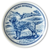 Hansa dog plate no. 2, Golden Retriever