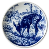 1983 Hansa Mother's Day plate, deer