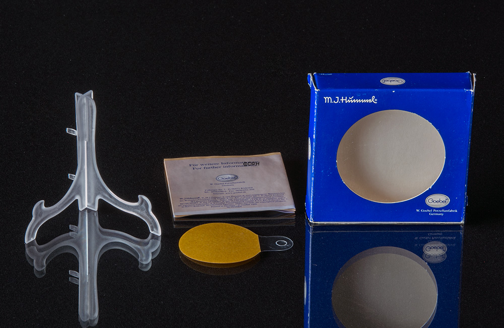 Årsplaquette, Hummel 1993 Dukkebad, Mini platte