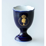 Oscar II Hackefors Cobalt Blue King Egg Cup