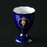 Karl XIV Johan Hackefors Cobalt Blue King Egg Cup