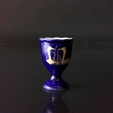 1976 Hackefors Cobalt Blue Egg Cup Great Crested Grebe